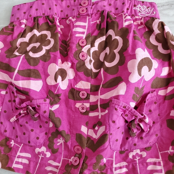 ROXY button up tank top Size 4T - Picture 3 of 7